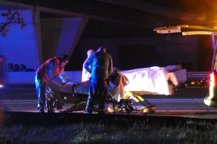 Gewonden bij aanrijding op snelweg