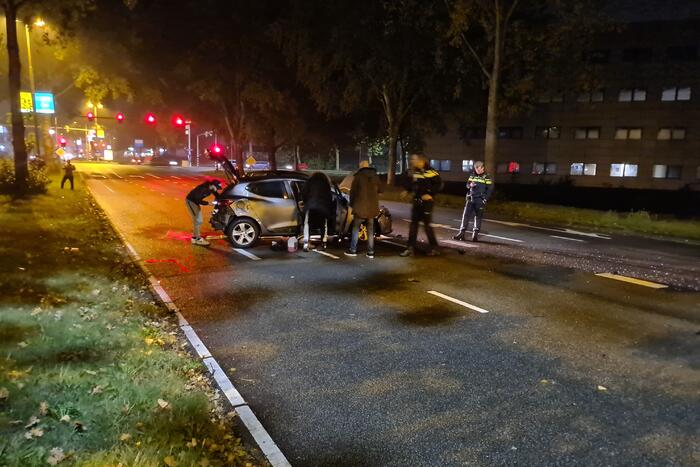 Ravage na botsing met meerdere personenauto's