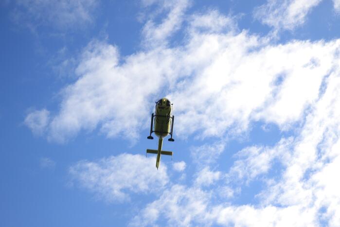 Traumahelikopter ingezet bij incident in flat