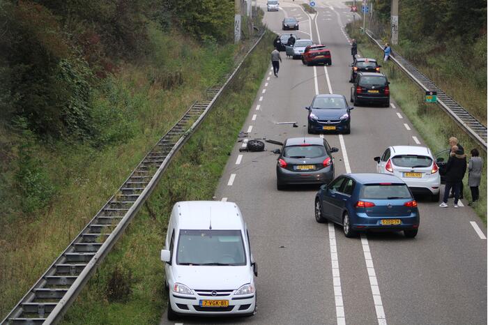 Botsing zorgt voor grote verkeershinder