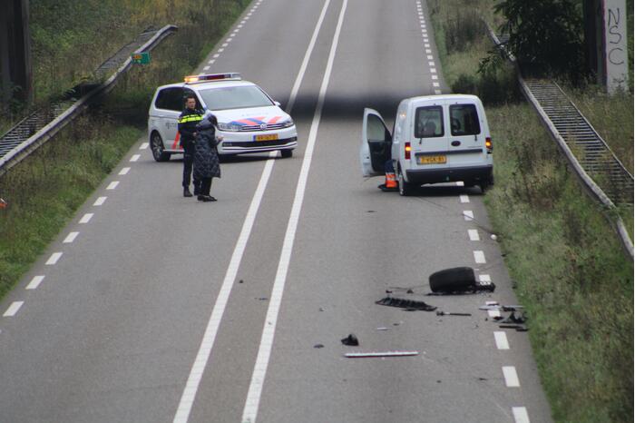 Botsing zorgt voor grote verkeershinder