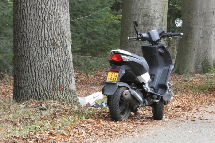 Scooterrijder gewond bij valpartij