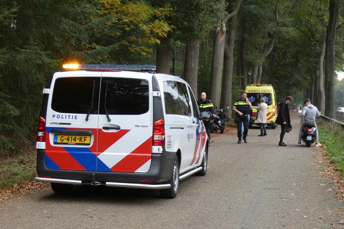 Scooterrijder gewond bij valpartij