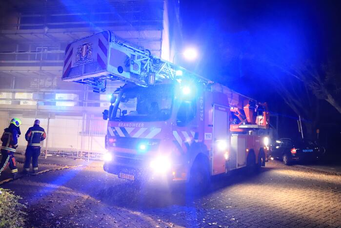 Brandstichting in kelderbox van flat
