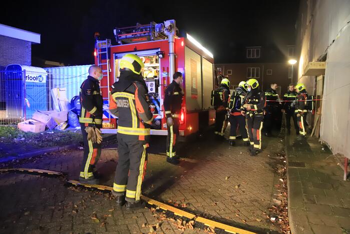 Brandstichting in kelderbox van flat