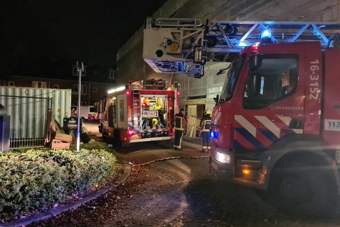 Brandstichting in kelderbox van flat
