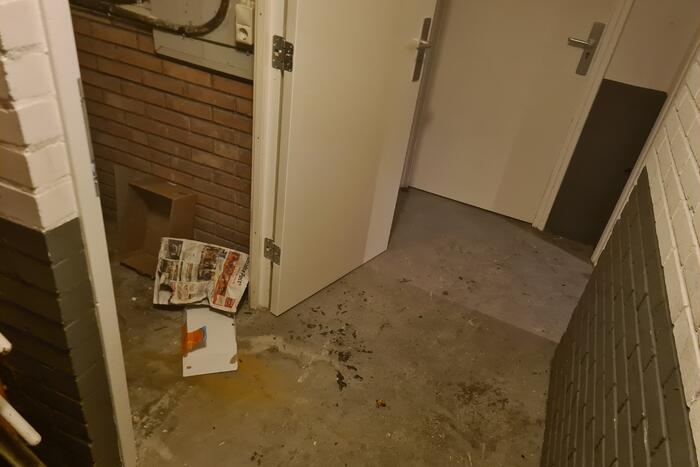 Brandstichting in kelderbox van flat