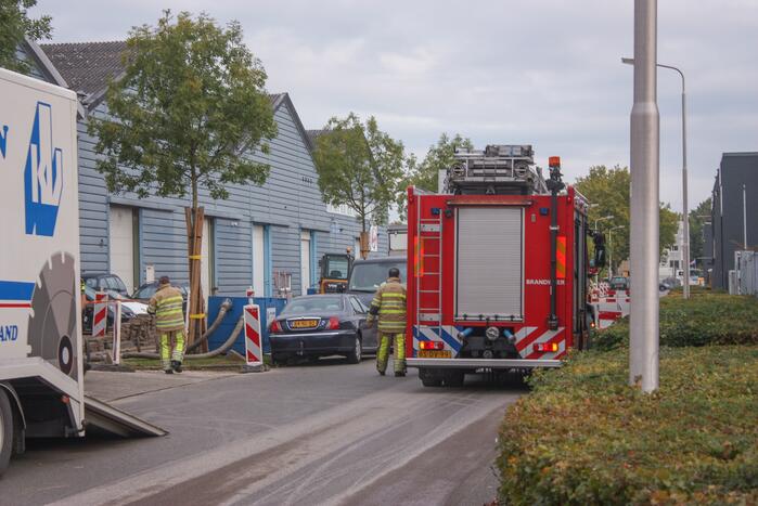 Gaslekkage na graafwerkzaamheden
