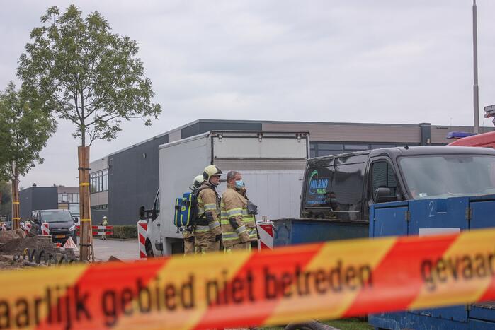 Gaslekkage na graafwerkzaamheden