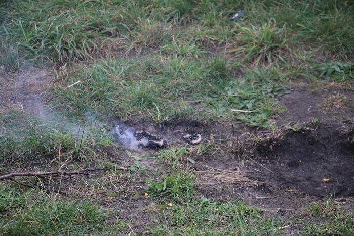 Brand in de duinen snel onder controle