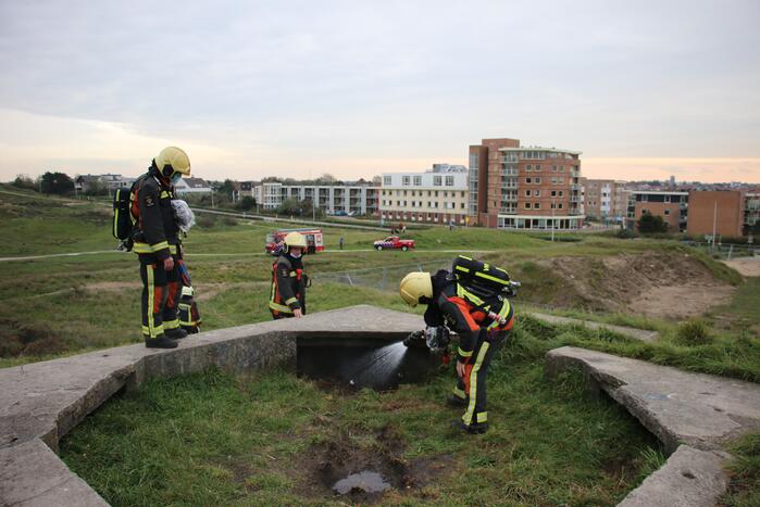Brand in de duinen snel onder controle