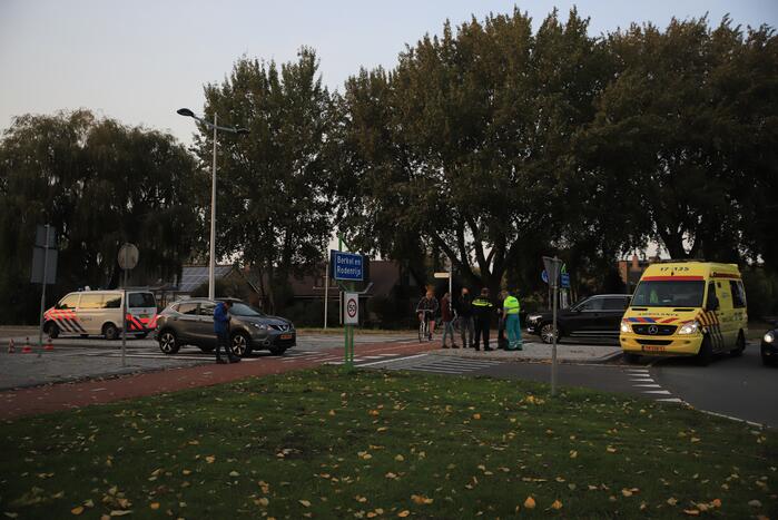 Fietser gewond na botsing met auto