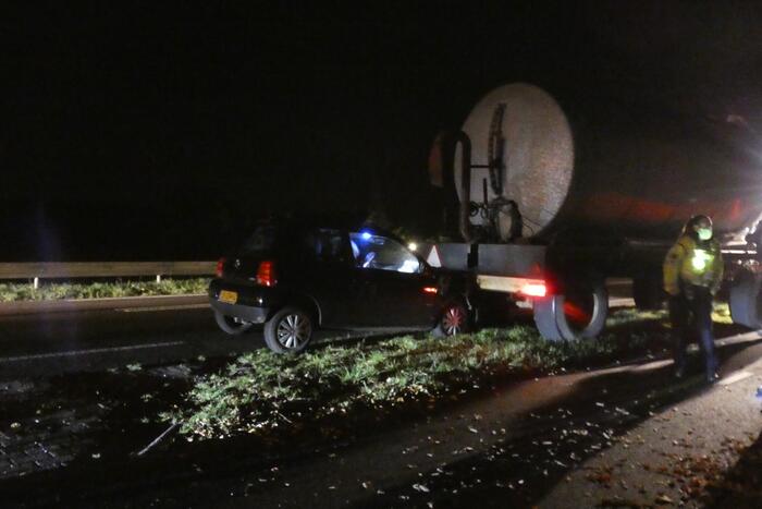 Gewonde bij aanrijding met tractor