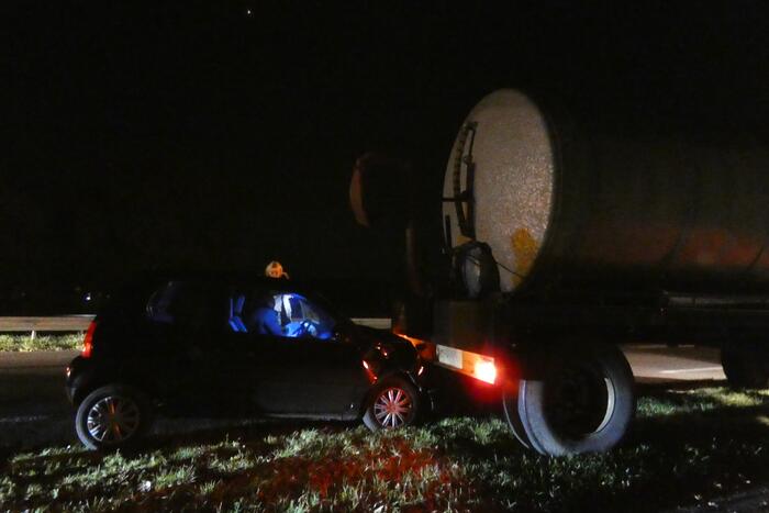 Gewonde bij aanrijding met tractor