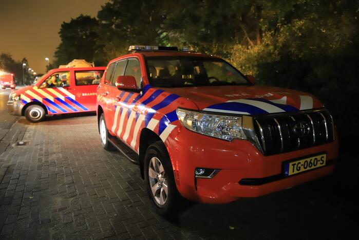 Grote brand in bedrijfspand