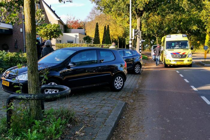 Fietser gewond door aanrijding met auto