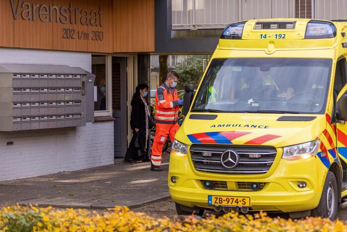 Traumahelikopter landt voor incident in flatwoning