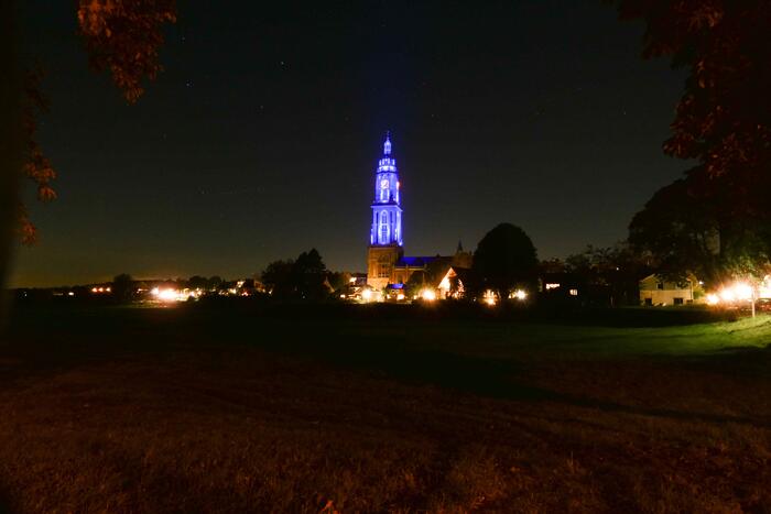 Cunerakerk kleurt blauw voor vijfenzeventig jaar bestaan Verenigde Naties