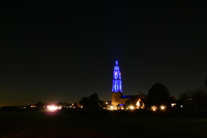 Cunerakerk kleurt blauw voor vijfenzeventig jaar bestaan Verenigde Naties
