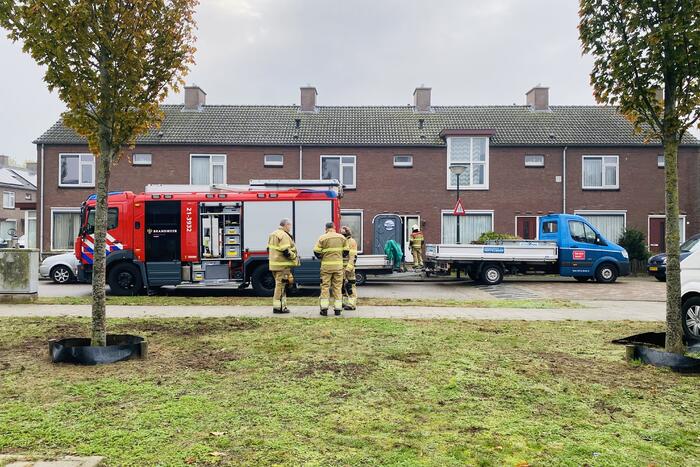 Bouwvakkers veroorzaken gaslekkage in woning