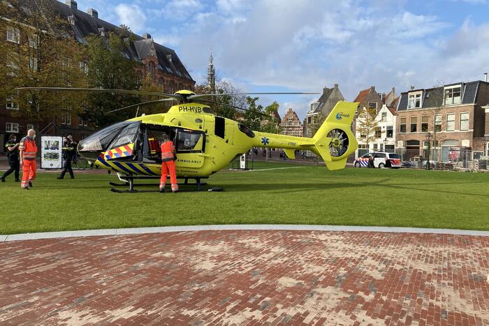 Traumahelikopter landt voor ongeval in huis