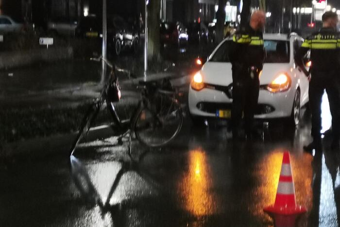 Fietser gewond na aanrijding met auto