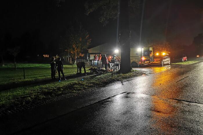 Scooterrijder gewond na valpartij