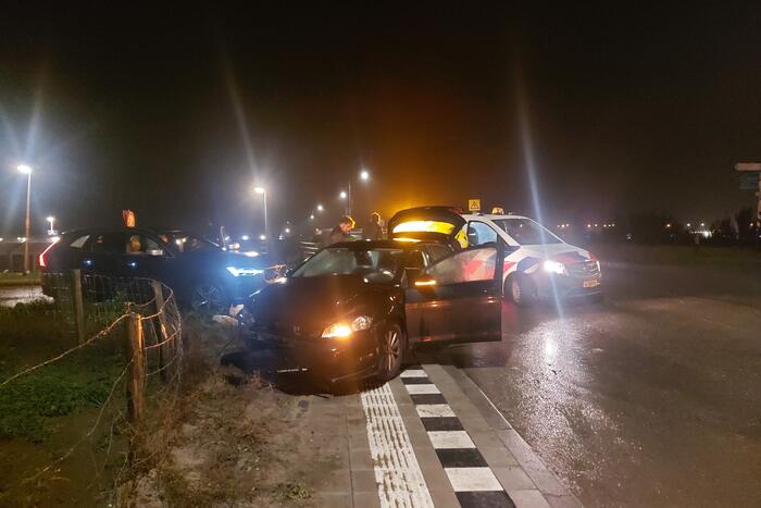 Twee voertuigen betrokken bij botsing