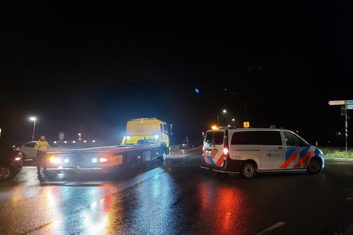Twee voertuigen betrokken bij botsing