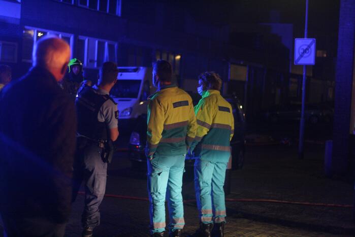 Grote brand in winkelpand