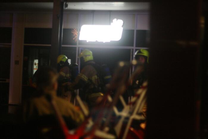 Grote brand in winkelpand