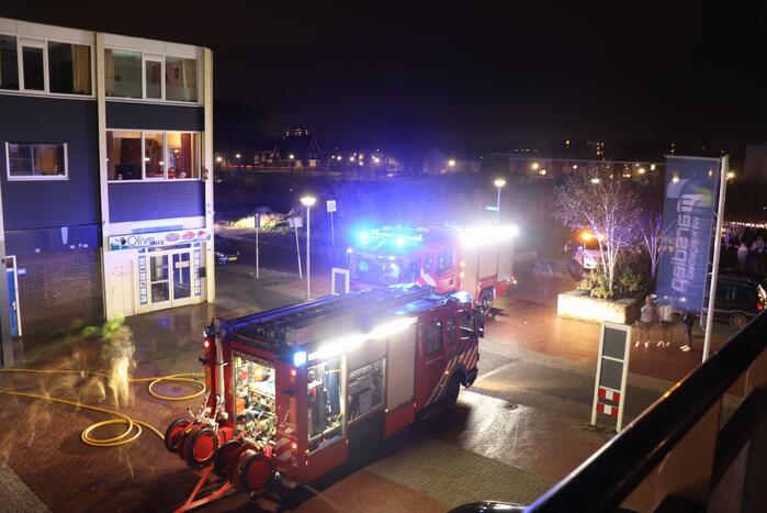 Grote brand in winkelpand