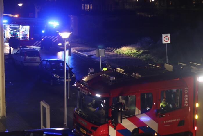 Grote brand in winkelpand