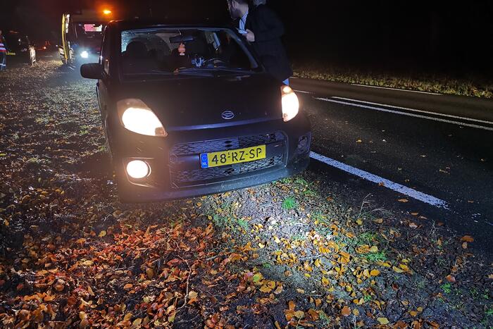 Persoon gewond na aanrijding met wild zwijn