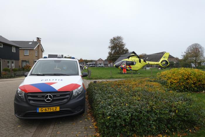 #Pesse Traumahelikopter ingezet voor gewond kind Veldbrake Pesse.