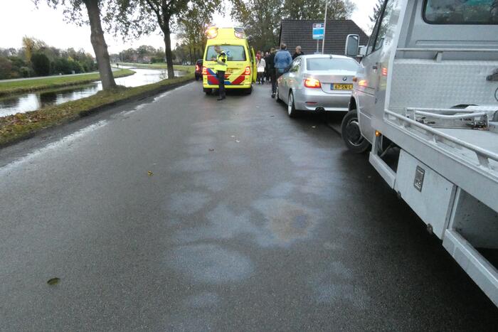 Drie auto's betrokken bij kop-staart aanrijding