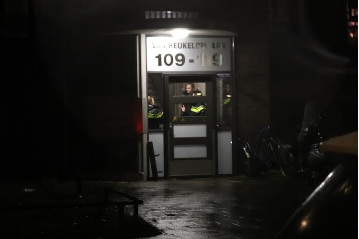 Grote politie-inzet bij woningoverval