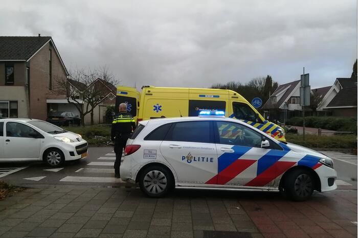 Fietser gewond na aanrijding met auto
