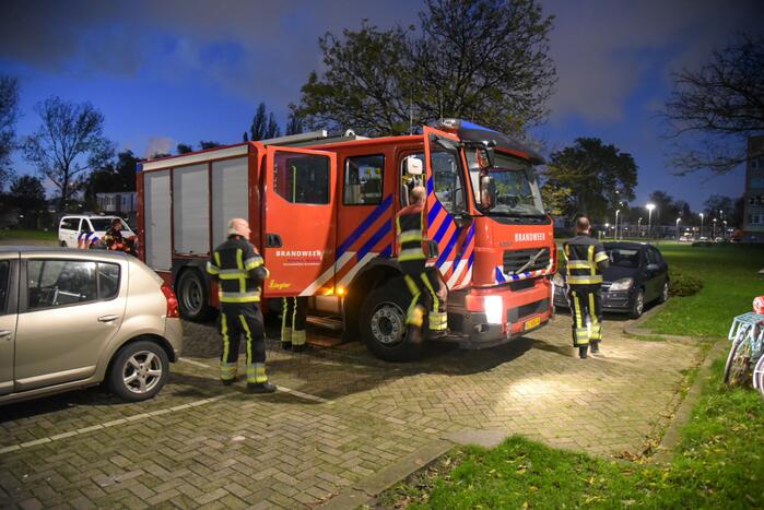 Onderzoek in woning na rookontwikkeling