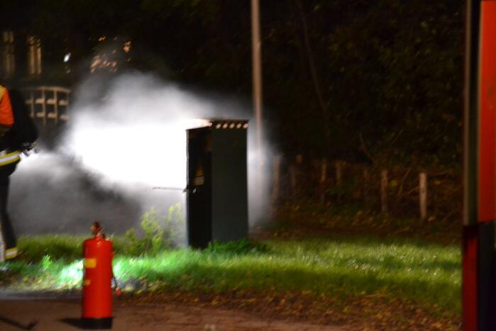 Brand in stroomkast