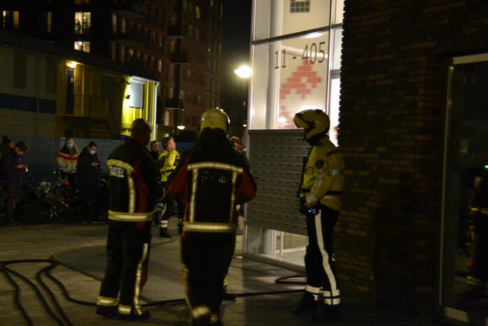 Appartementencomplex ontruimd na brand in meterkast