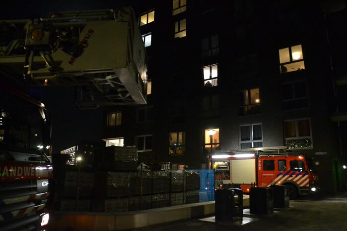 Appartementencomplex ontruimd na brand in meterkast