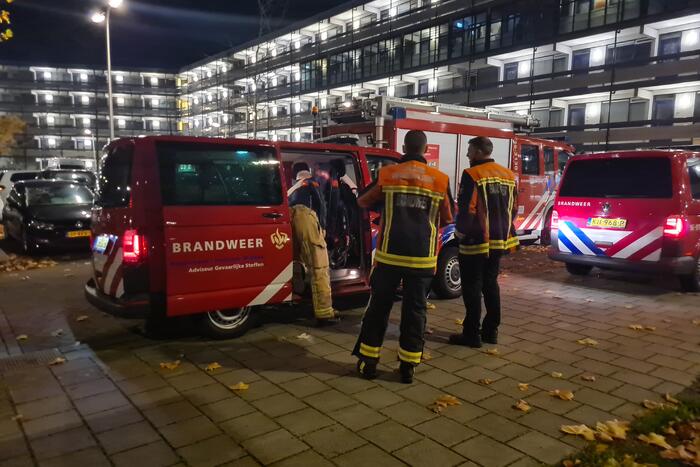 Vreemde lucht waargenomen in appartementencomplex