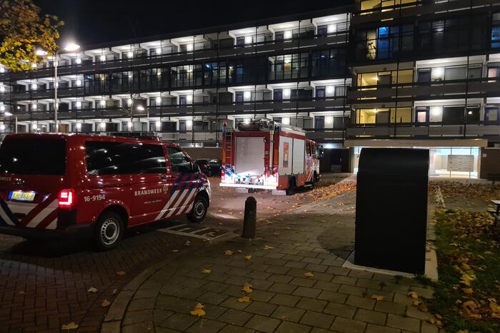 Vreemde lucht waargenomen in appartementencomplex