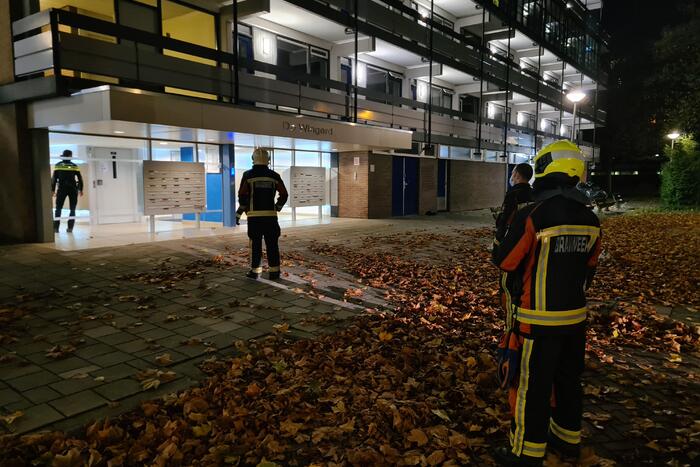 Vreemde lucht waargenomen in appartementencomplex