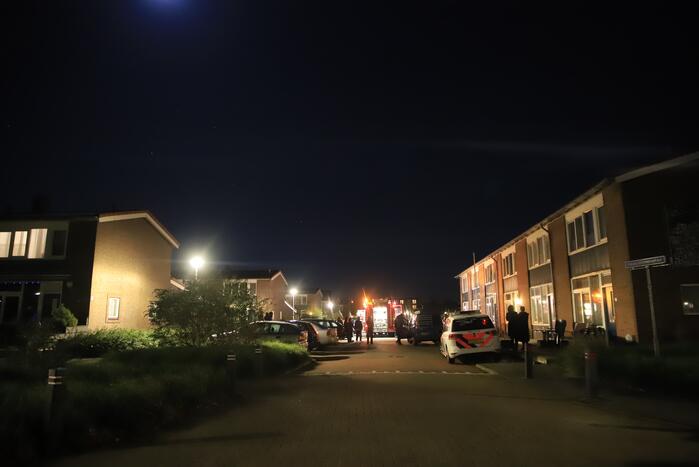 Persoon gewond bij brand in woning
