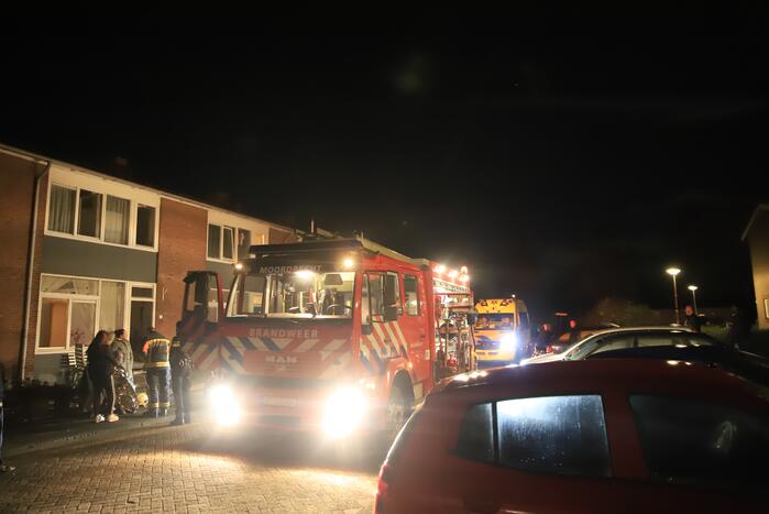 Persoon gewond bij brand in woning