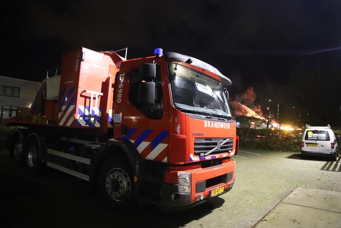 Grote brand in ijzerwarenhandel pand