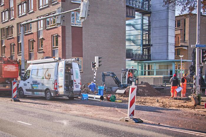 Waterleiding geraakt bij graafwerkzaamheden in Kruiskamp