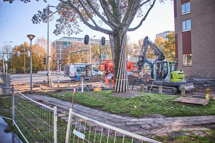 Waterleiding geraakt bij graafwerkzaamheden in Kruiskamp